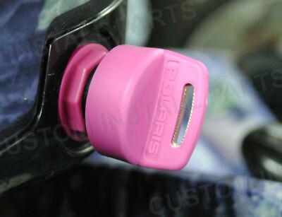 Pink ATV 4Wheeler Key Cover Ignition Switch fits Polaris 99-19 RZR XP1000 900 