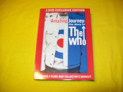 AMAZING JOURNEY : THE STORY OF THE WHO DVD WITH SLIPCOVER 3 DISC
