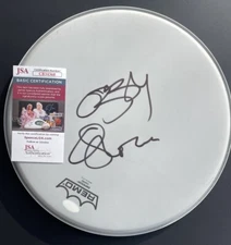 Ozzy Osbourne Signed Autographed 12” Remo Drumhead Black Sabbath JSA Coa