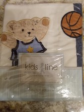 Kidsline Teddy Bear Sports Play Ball Window Valance NIP 2 Available
