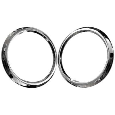 2Pcs Fit For Levante 2018-2020 Front Fog Lamp Ring Chrome Replacement 670065940