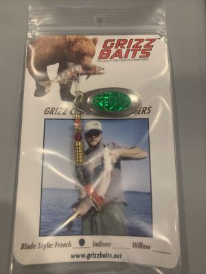 Grizz Hand Crafted Custom In Line Spinner GC004