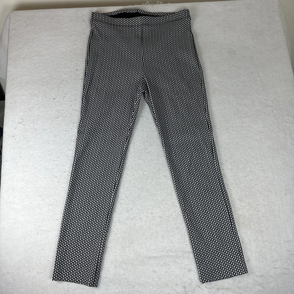 Pantalones cortos ajustados KAREN KANE para mujer con estampado geométrico talla L 30x27 usados en excelente estado Foto 2 de 4