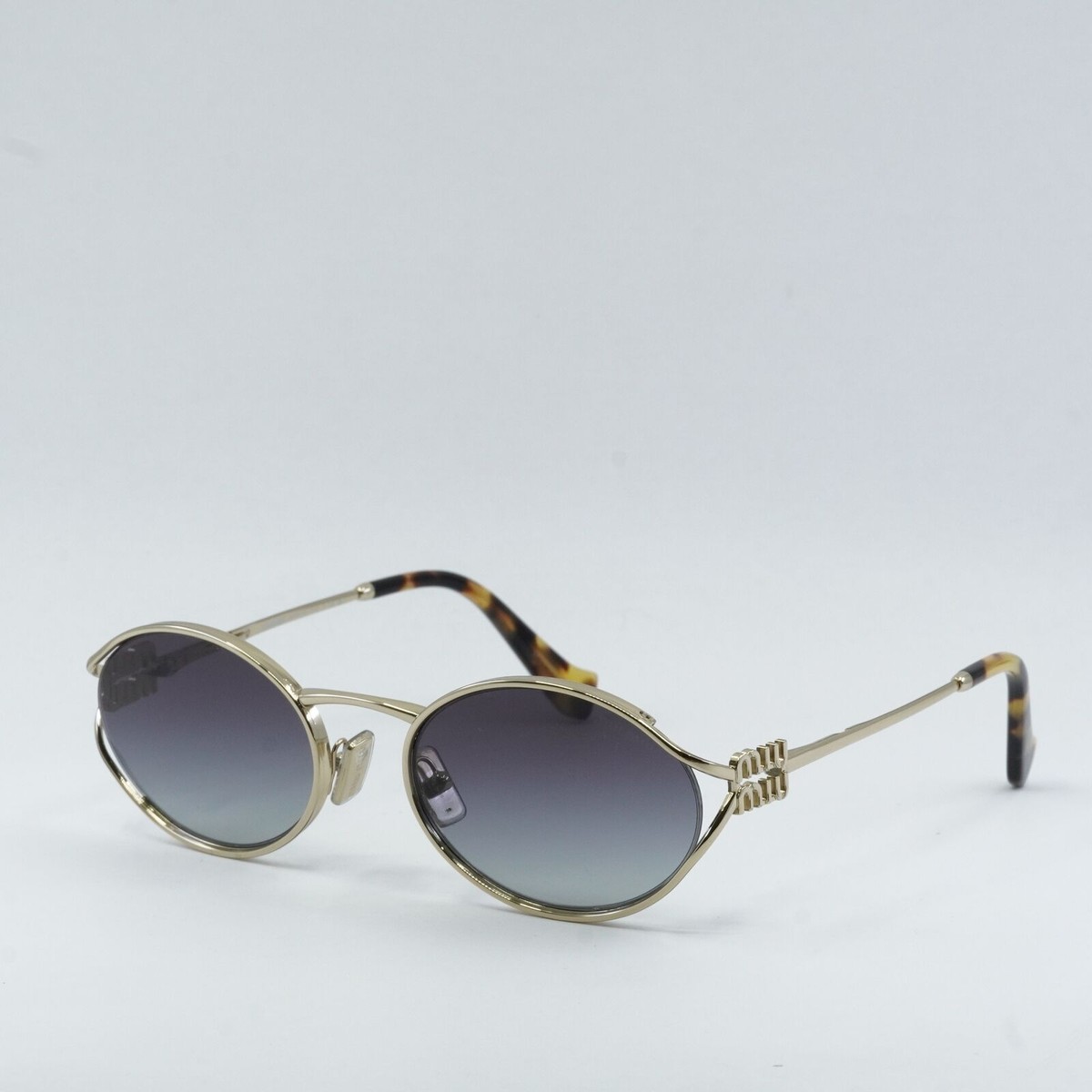 MIU MIU MU52YS ZVN5D1 Pale Gold/Grey Gradient 54-21-125