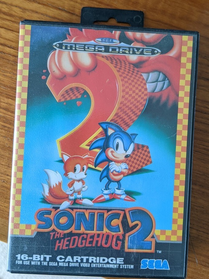 Sonic The Hedgehog 2 PAL UK Sega Mega drive - Cartridge & Box | eBay