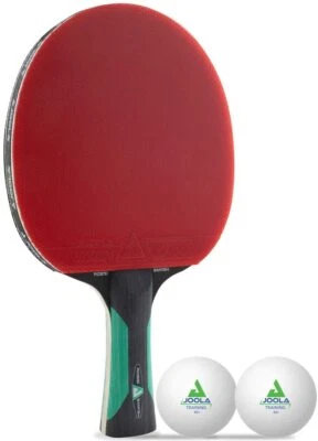 JOOLA Tischtennis Rosskopf Smash Set Tischtennisschläger + 2 x Tischtennisball