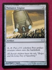 Magic The Gathering PLANECHASE NUISANCE ENGINE artifact card MTG