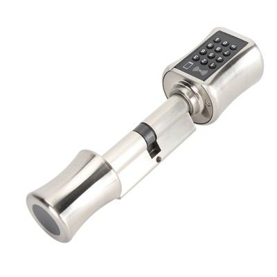 New 80mm Keyless Smart Cylinder Lock Touchscreen Keypad Deadbolt Lock Smart Pass