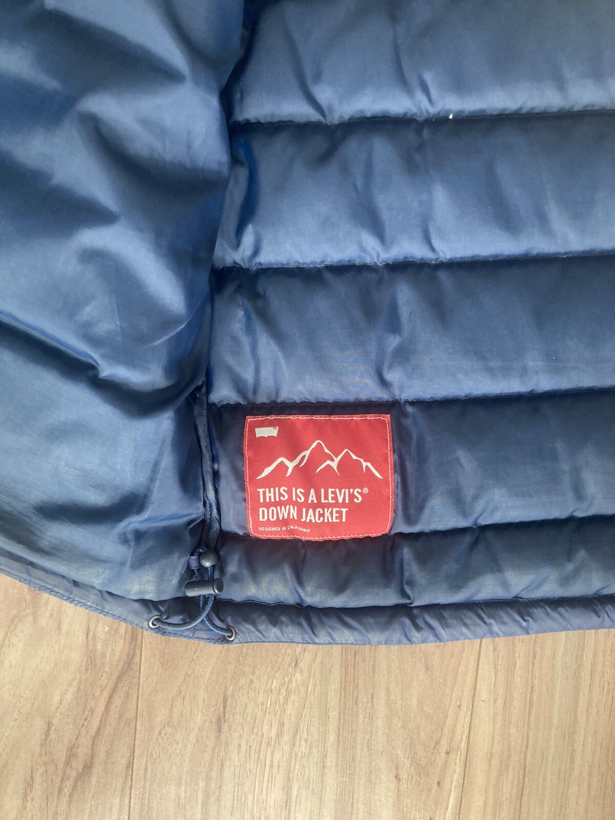 LEVIS Down Filled Quilted Jacket Medium Winter Ou… - image 5