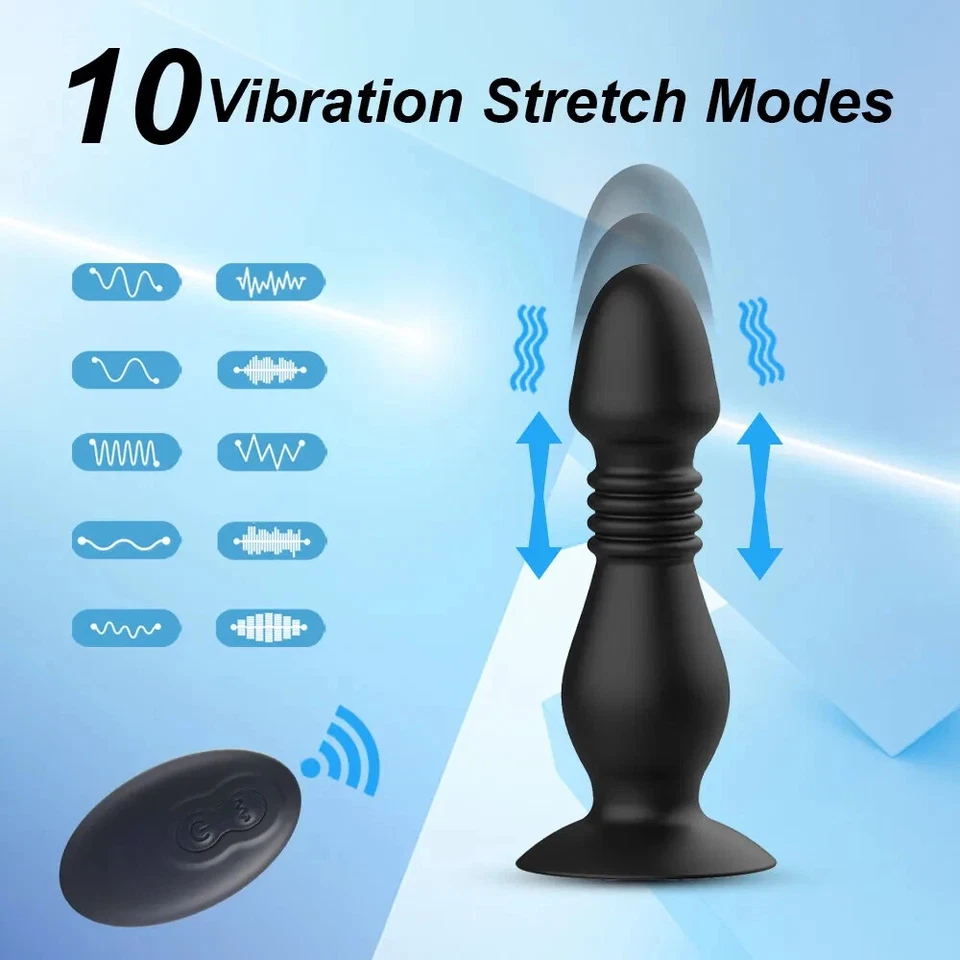 Juguetes sexuales para hombres gay masculino masajeador de próstata anal tapón trasero pene anillo negro Foto 4 de 4