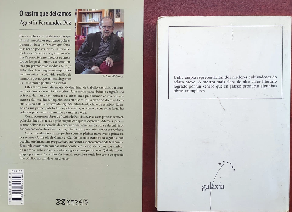LOTE GALLEGO O RASTRO QUE DEIXAMOS A.FERNANDEZ PAZ+ANTOLOXIA DO CONTO GALEGO SXX - Imagen 2 de 2