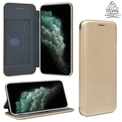 Gorilla Tech Premium Wallet Flip Magnet Leder Kartenfach Book Case für iPhone