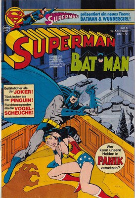 SUPERMAN / BATMAN 1972 - 1985 ab # 1 - EHAPA VERLAG - ZUSTAND 1-2/2/2-3