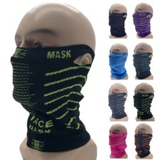 Winter Warm Windproof Snood Unisex Neck Gaiter Thermal Face Mask Cover Scarf