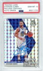 Stephen Curry 2019-20 Mosaic Mosaic Autograph Card #70 PSA/DNA 10 (Light Blue)