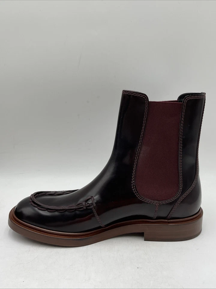 Tod's Botas Chelsea Cuero Brillante Mujer Marrón Talla 38 Foto 4 de 4