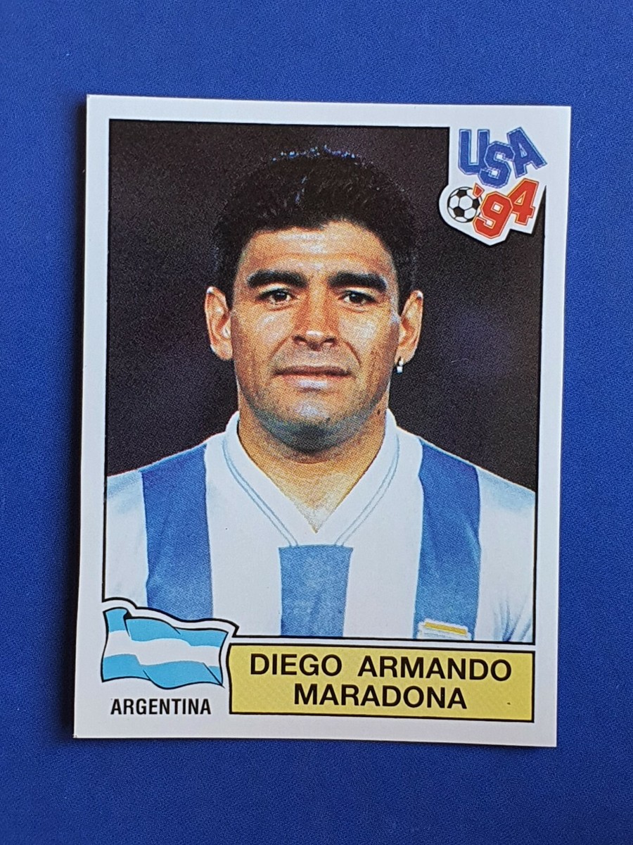 Sticker Naples Maradona #176 – Euroflash Calcio 88, Non Collé, Rare, Sous Toploader