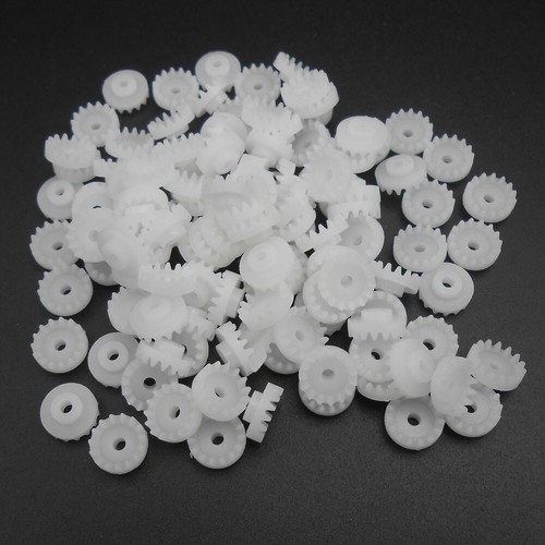 Lot De 50 Pignons Plastique 40 Dents – Module 0.5 – Alésage 2 Mm – Pour Modélisme Ou Bricolage