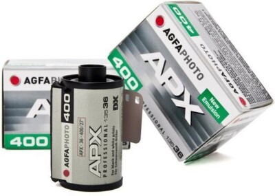 AgfaPhoto APX Pan 400  135/36  Kleinbildfilm MHD 08/2028