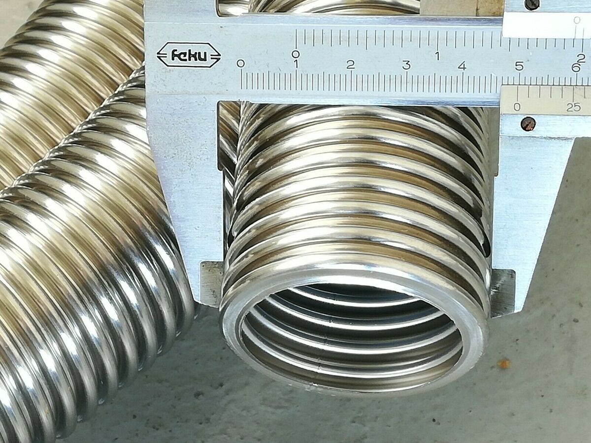 40 mm Abgasschlauch Stromerzeuger Aggregat Sauger Ab Saug Schlauch Rohr, +  550°C