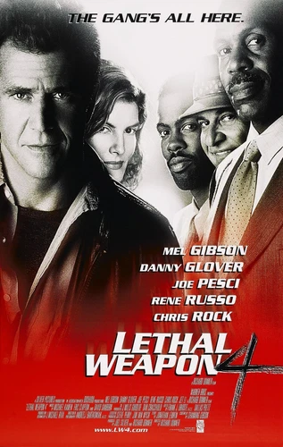 Lethal Weapon 4 11x17 Poster Print Mel Gibson Danny Glover Joe Pesci Chris Rock