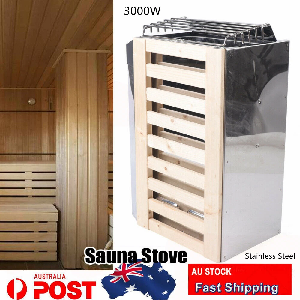 3KW Sauna Heater Stove , Stainless Steel Internal Control Sauna Spa Steamer  220V | eBay