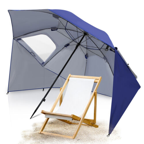Ombrellone da spiaggia balcone ombrellone ombrellone da giardino funzione inclinazione 210 cm - Foto 1 di 8