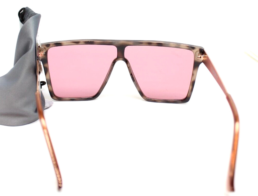 SMNY by SM Pink Tortoise Shell & Rose Gold Sunglasses w Case 100  