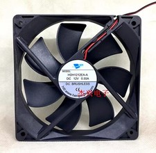 HXH HDH1212EA-A 12025 DC12V 0.55A 12CM 2-Wire Cooling Fan