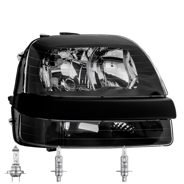 Halogen Scheinwerfer Rechts H7/H1/H1 FüR Fiat Doblo Cargo Inklusive Lampen-image