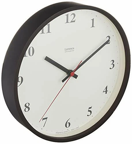 Lemnos Plywood Clock Brown LC10-21W BW Wall Clock Japan - Image 4 of 4