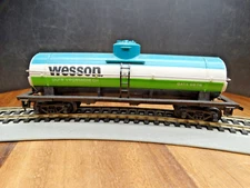 TYCO HO Scale 41' Weighted Wesson GATX 9876 Tank Car