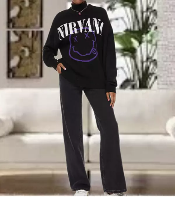 H&m black hotsell knit sweater