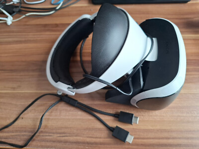 PlayStation Virtual Reality  VR1 Brille - schwarz/weiß, gebraucht