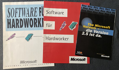 Microsoft Computer-Prospekte  - Software für Hardworker