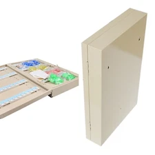 160 Wall Lock Box Key Cabinet Mount Hooks Lock Box Organization with Key Ring