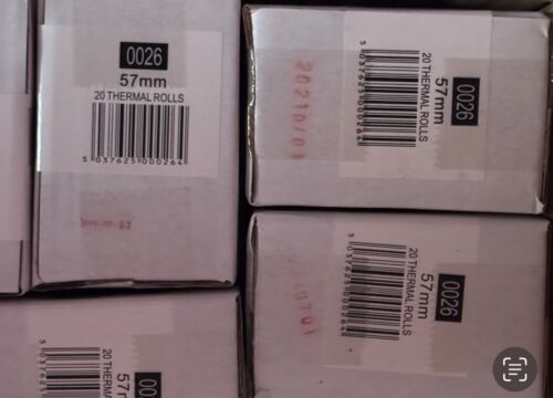 Thermal Paper Credit Card PDQ Swipe Machine Receipt Printer till Roll 57x40mm - Picture 3 of 5