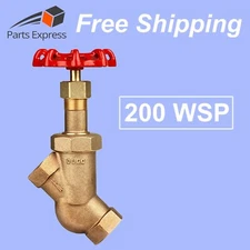1" BRONZE BOILER Y BLOW DOWN VALVE (200 WSP) ASME, PTFE DISC, #226UT