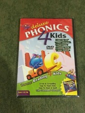 Deluxe Phonics 4 Kids Reading Words Kids Educational Read Activity DVD Rom New