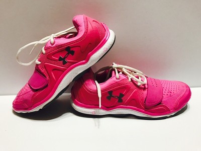 womens pink under armour shoes