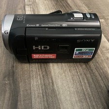 Sony Handycam HDR-PJ350 HD 9.2MP 32GB Camcorder Projector Tested Works No Box