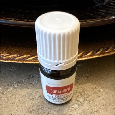 Young Living Coriander Essential Oil Bottle - Coriander Scent Sealed
