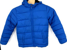 Swiss Tech Boy's Blue Full Zip-Up Puffer Winter Jacket Youth Size XL 14-16 READ