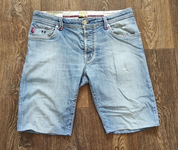 Men L Tramarossa Shorts Navy Cotton 34