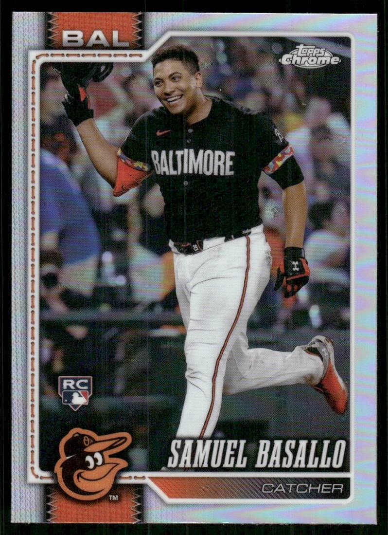2026 Topps Chrome #7 Samuel Basallo Refractor Rookie