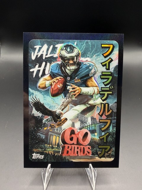 Topps Chrome 2025 Kaiju SSP Jalen Hurts #KAI-3 Philadelphia Eagles Case Hit