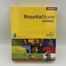 Rosetta Stone Espa ol Spanish Latin America Version 3 Level 1 - NEW SEALED
