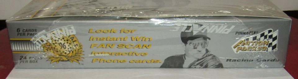 1996 Pinnacle Action Packed Credentials Nascar Racing Box 24 pks Factory Sealed - Image 3 of 4