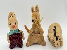 Vintage 1960's Gund Winnie The Pooh- Eeyore, Kanga  Piglet Japan Disney