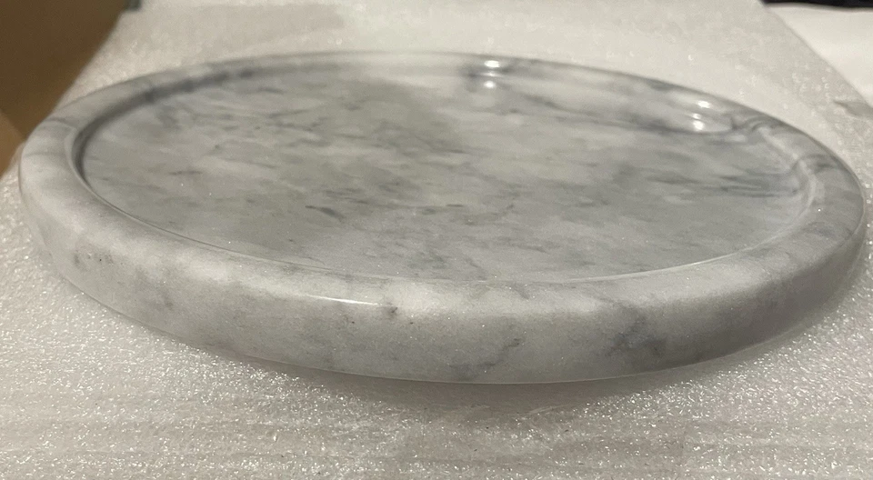 Bandeja para sala de jantar de mármore maciço 8 pol. banheiro, vaidade, cozinha, bancada - Imagem 3 de 3